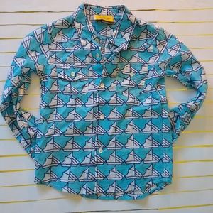 Roberta Roller Rabbit NWOT Boys Button down SZ 4